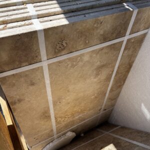 Dalle travertin mix antico opus 4 en 12mm ou 3cm