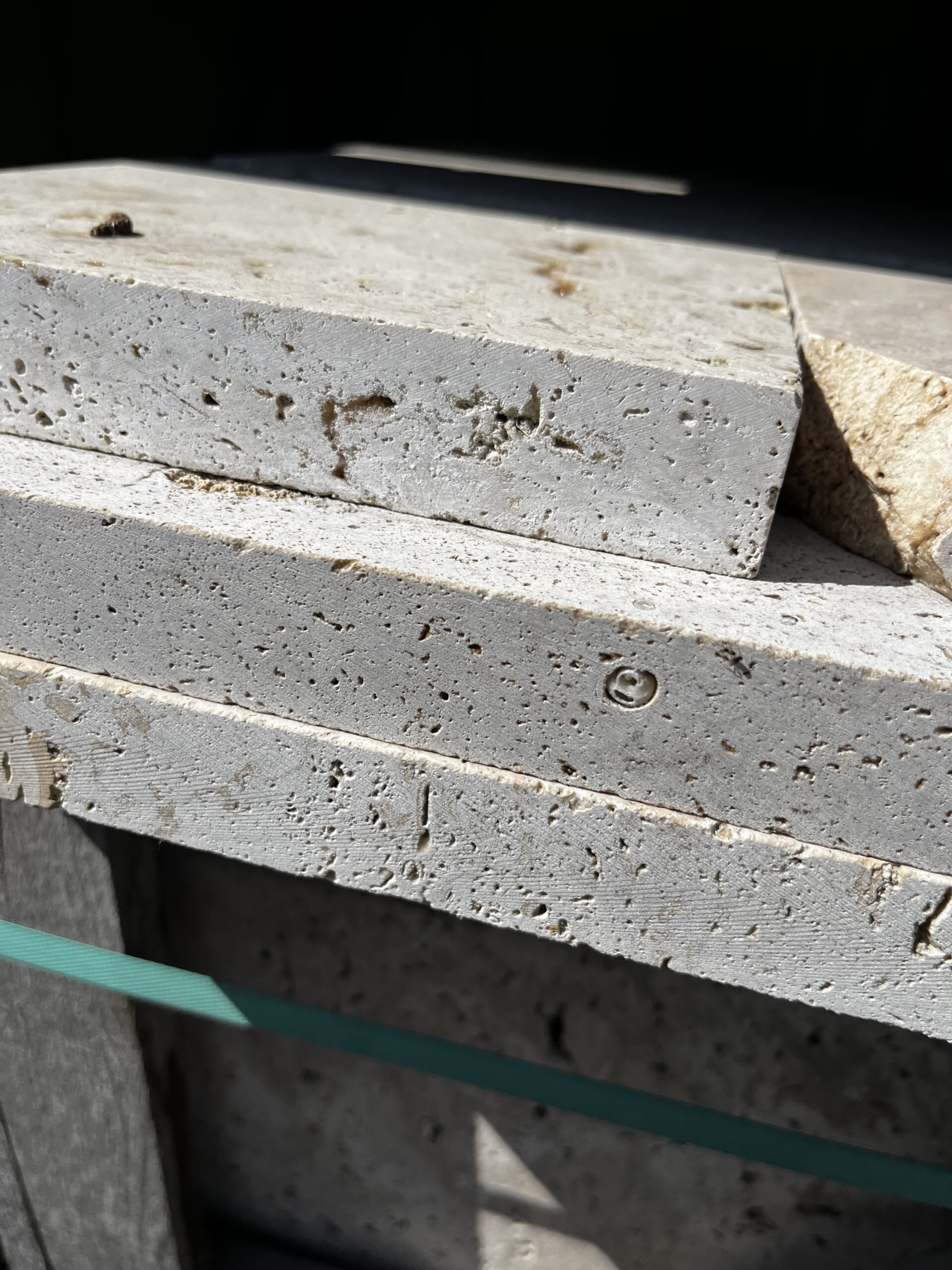 Dalle travertin mix antico opus 4 en 12mm ou 3cm – Image 8
